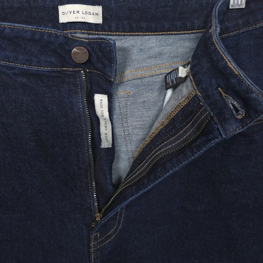 OLIVER LOGAN Women's Jeans Size 35 Madison Wide‎ Leg Slow Denim